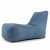 Lounge wave fabric manchester bean bag chair